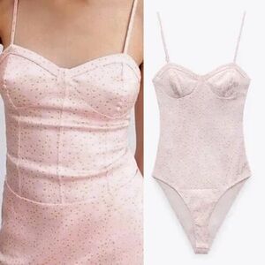 Zara Daisy Corset Bustier Bodysuit